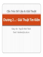 Bài giảng cấu trúc dữ liệu và giải thuật  chương 2   GV  nguyễn minh thành