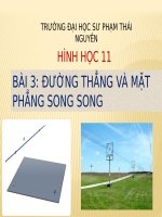 Giáo án bồi dưỡng hai đường thẳng song song, chéo nhau (1) 