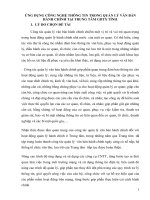 skkn ỨNG DỤNG CÔNG NGHỆ THÔNG TIN TRONG QUẢN lý văn bản HÀNH CHÍNH tại TRUNG tâm GDTX TỈNH 