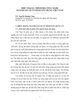 HIỆN TRẠNG TRÌNH độ CÔNG NGHỆ NGÀNH sản XUẤT KÍNH xây DỰNG VIỆT NAM 