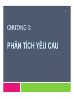 Bài giảng công nghệ phần mềm  chương 3   GV  trần thị thúy nga