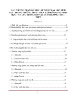 SKKN  phương pháp dạy học tích cực trong môn vật lý ở trường THCS  THPT