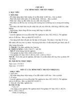 Các hình thức truyền nhiệt vật lí