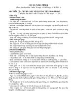 giáo án mầm non chủ đề giao thông bản 1 