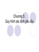 Công nghệ phần mềm   chương 5 quy trình xác định yêu cầu