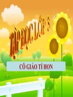 Bài giảng tiếng việt 3 tuần 2 bài tập đọc   cô giáo tí hon bài giảng tiếng việt 3 tuần 2 bài tập đọc   cô giáo tí hon 4 