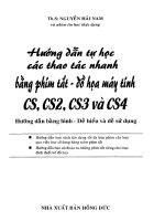 Ebook hướng dẫn sử dụng tự học các thao tác nhanh bằng phím tắt   đồ họa máy tính, CS, CS2, CS3 và CS4  phần 1   ng  hải