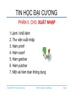 Giáo trình ngôn ngữ lập trình c c   chương 3