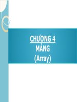 Bài giảng phương pháp lập trình  chương 4   GV  từ thị xuân hiền
