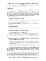 Thực hành xây dựng cơ sở dữ liệu quan hệ bằng access   bài 1 