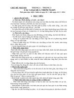 giáo án nhà trẻ CHỦ đề NHÁNH rau ,cu,quả 