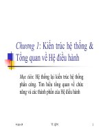 Bài giảng hệ điều hành  chương 1