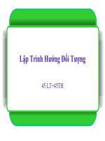 Bài giảng lập trình hướng đối tượng   chương 1  tổng quan về phương pháp luận hướng đối tượng