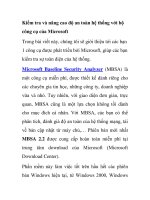 Cách kiểm tra và nâng cao độ an toàn hệ thống với bộ công cụ của microsoft 