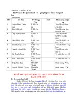 Chuyên đề quần xã sinh vật  giải pháp bảo tồn đa dạng sinh học 