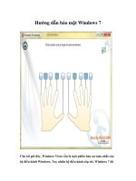 Hướng dẫn bảo mật windows 7 