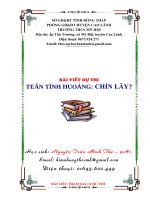 Bài dự thi kiến thức liên môn dành cho học sinh trung học cơ sở (7) 