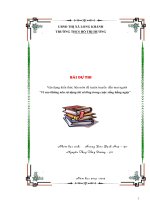 Bài dự thi kiến thức liên môn dành cho học sinh trung học cơ sở (22) 