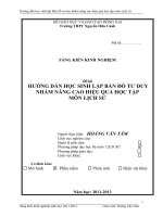 skkn hướng dẫn học sinh lập bản đồ tư duy nhằm nâng cao hiệu quả học tập môn lịch sử 