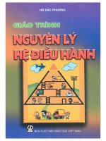 Giáo trình nguyên lý hệ điều hành  phần 1   hồ đắc phương