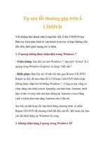 Tự sửa lỗi thường gặp trên ổ CD DVD 