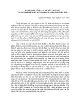 CÔNG tác tư vấn THIẾT kế và nội địa HOÁ THIẾT bị TOÀN bộ 