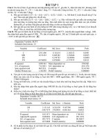 26 đề thi môn kinh tế lượng