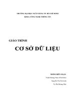 Giáo trình cơ sở dữ liệu   trịnh hoàng nam