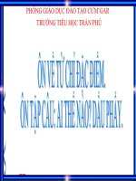 Bài giảng tiếng việt 3 tuần 17 bài luyện từ và câu   ôn về từ chỉ đặc điểm, ôn tập câu ai thế nào dấu phẩy 5 