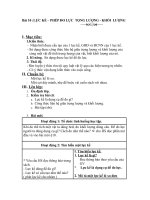 Bài 10 lực kế – PHÉP đo lực  TỌNG LƯỢNG   KHỐI  LƯỢNG