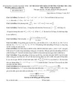 ĐỀ THI THỬ THPT QUỐC GIA lần i năm học 2015 – 2016 bồi dưỡng (12) 