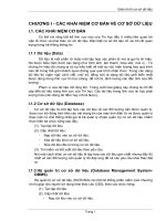 Giáo trình cơ sở dữ liệu máy tính