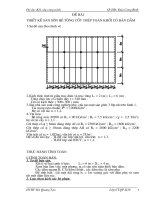 thiết kế sàn sườn bê tông cốt thép toàn khối có bản dầm 