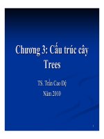 Bài giảng cấu trúc dữ liệu  chương 3   TS  trần cao đệ