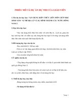 Bài dự thi kiến thức liên môn dành cho học sinh trung học cơ sở (12) 