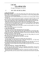 giáo án mầm non chủ đề gia đình tôi 