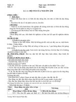 giáo án bàn tay nặn bột vật lí 7 độ to của âm thanh