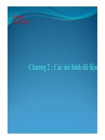 Bài giảng CSDL  chương 2   ngôn ngữ thao tác dữ liệu