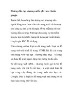 Hướng dẫn tạo sitemap miễn phí theo chuẩn google 