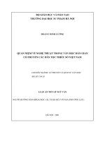 quan niệm về nghệ thuật trong văn học dân gian cổ truyền các dân tộc thiểu số việt nam 