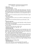 giáo án mầm non CHỦ đề NHÁNH 2 