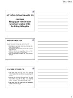 Bài giảng hệ thống thông tin quản trị   chương 4  tổng quan về tiến trình lựa chọn và phát triển hệ thống thông tin