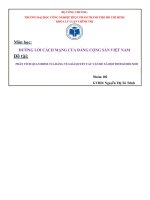 PHÂN TÍCH QUAN điểm của ĐẢNG về GIẢI QUYẾT các…