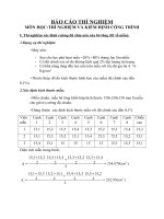 thí nghiệm và kiểm định công trình