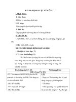 BÀI 14 ĐỊNH LUẬT về CÔNG 