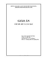 CHỦ đề  bé và các bạn năm 2013   2014 