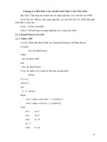 Giáo trình lập trình hợp ngữ  phần 2   đỗ văn toàn, dương chính cương