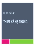 Bài giảng công nghệ phần mềm  chương 4   GV  trần thị thúy nga