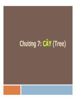 Bài giảng cấu trúc dữ liệu và thuật toán   chương 7  cây