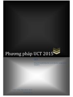 phương pháp uct 2015 trong vật lí ôn thi thpt quốc gia